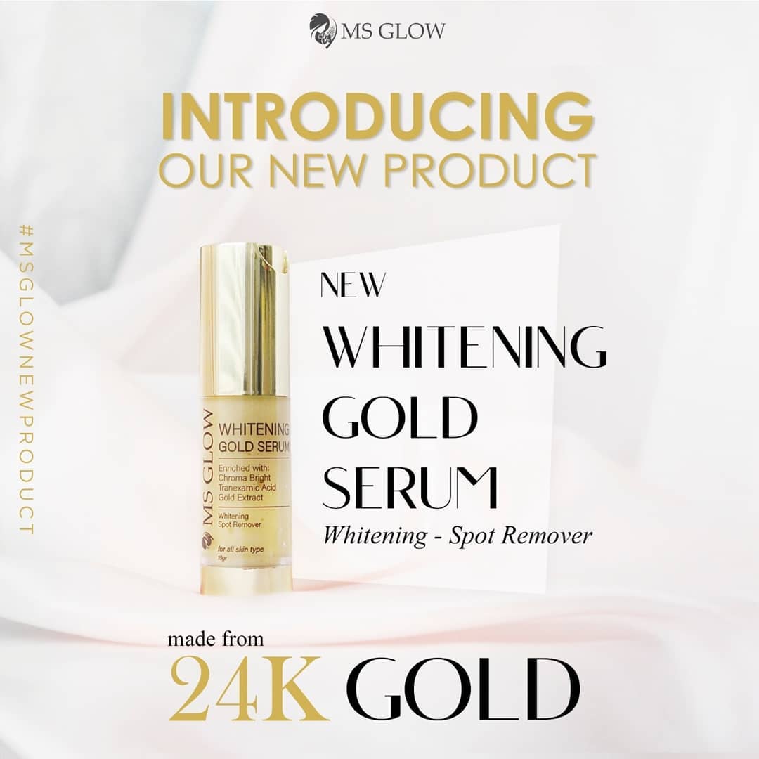 NEW: Whitening Gold Serum MS Glow + Review NEW: Whitening Gold Serum MS Glow + Review