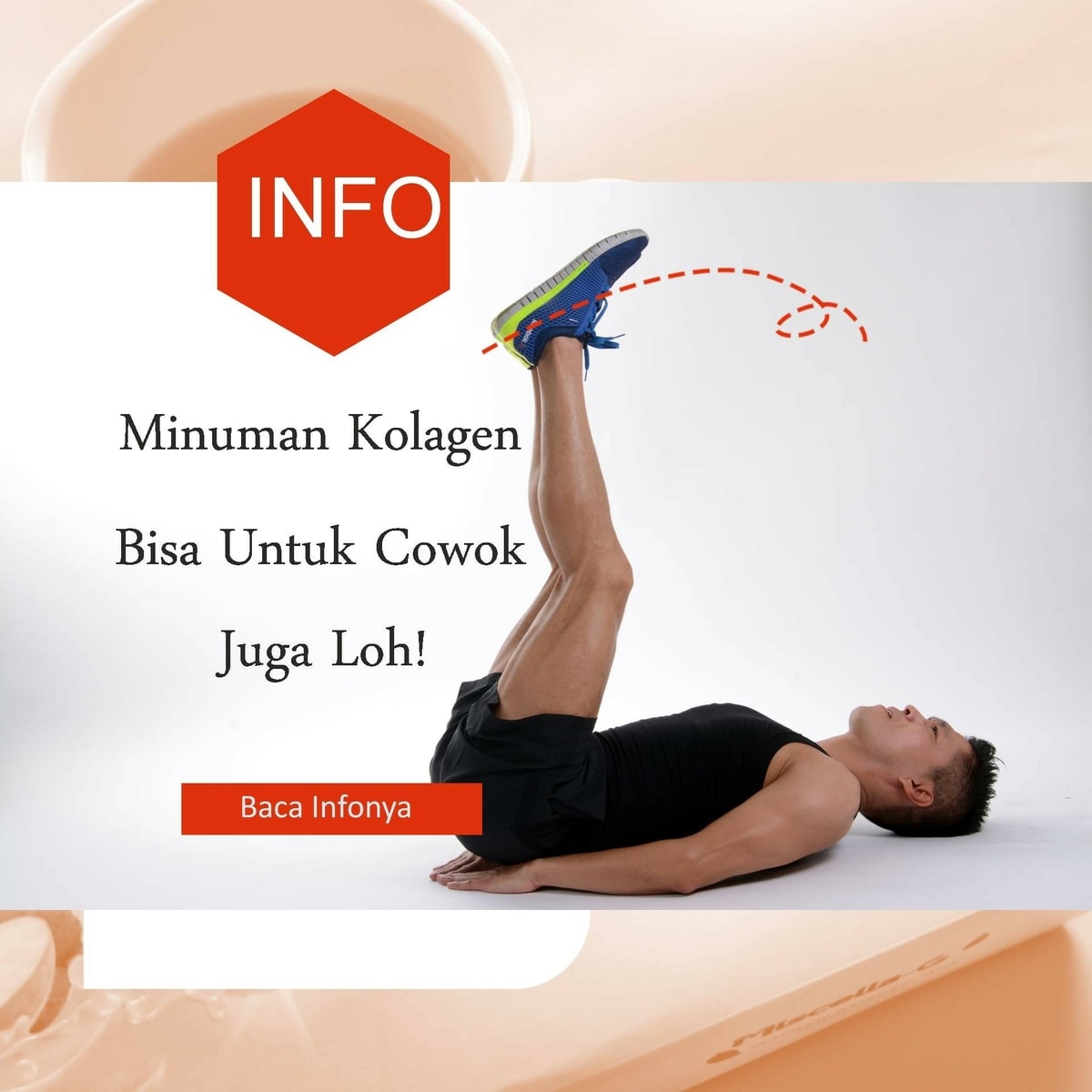 MINUMAN KOLAGEN BISA UNTUK COWOK JUGA LOH! MINUMAN KOLAGEN BISA UNTUK COWOK JUGA LOH!