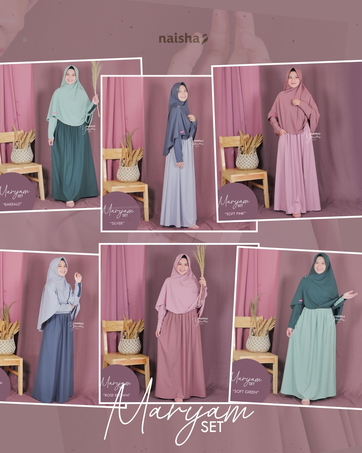Gamis Syari, Simple, Stylish? Cari di Naisha Aja! Gamis Syari, Simple, Stylish? Cari di Naisha Aja!