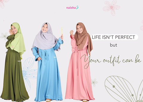5 Ide Mix and Match Gamis Syari yang Simple dan Stylish (1) 5 Ide Mix and Match Gamis Syari yang Simple dan Stylish (1)