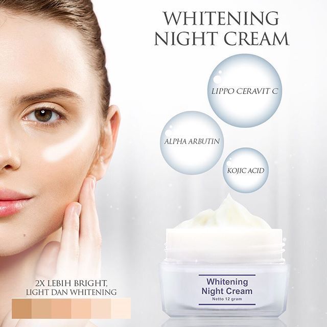MS Glow Whitening Night Cream (Informasi & Kandungan Produk) MS Glow Whitening Night Cream (Informasi & Kandungan Produk)