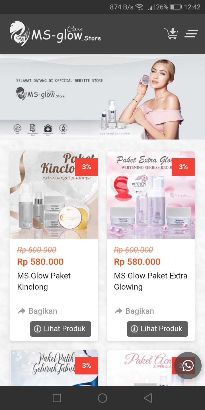 Aplikasi MS Glow Store: Dapatkan Diskon Free Ongkir ! Aplikasi MS Glow Store: Dapatkan Diskon Free Ongkir !