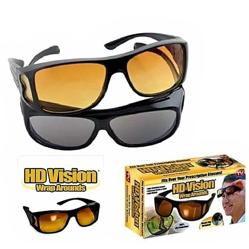  Kacamata HD Anti Silau Vision Siang Malam PROMO BELI 2 