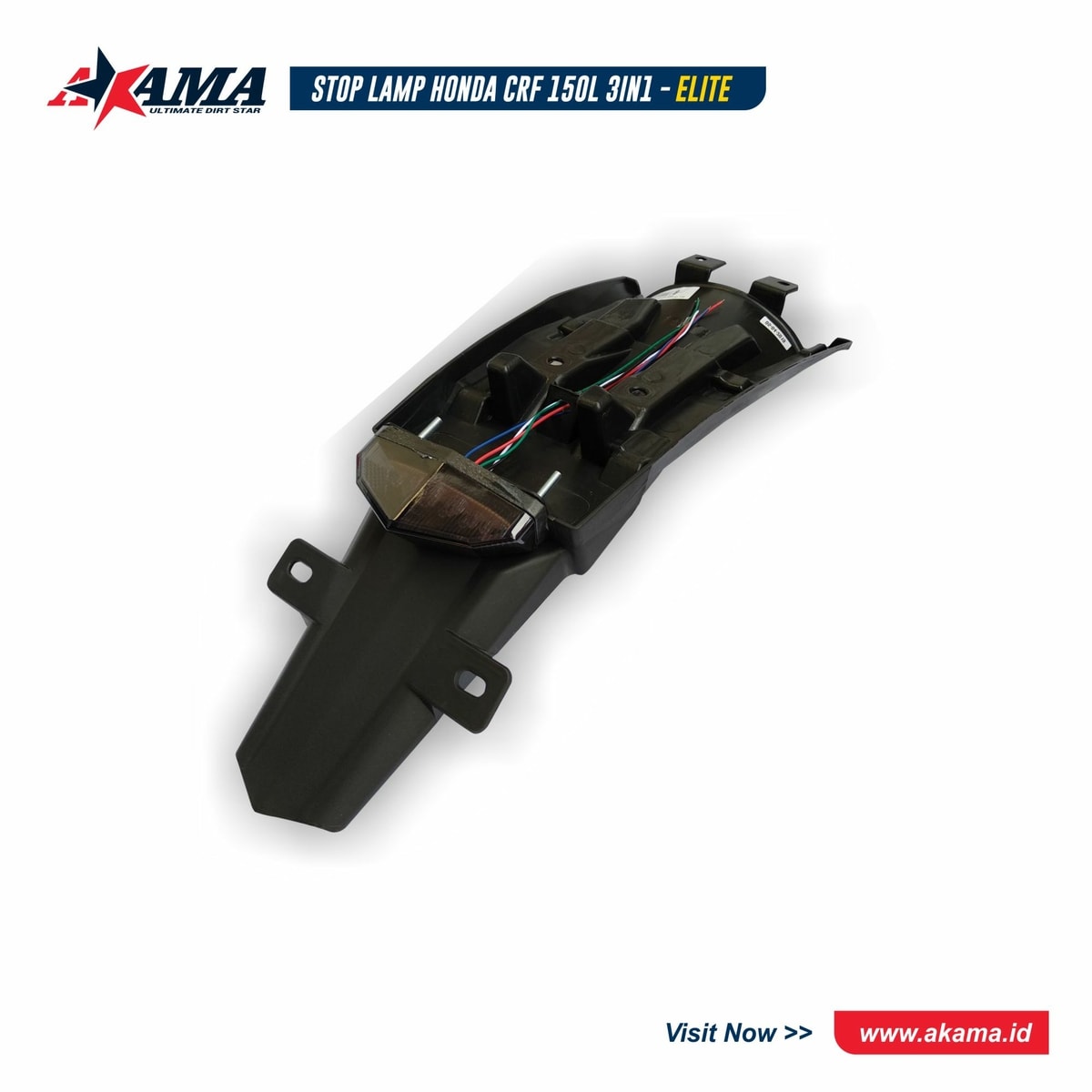 Stop Lamp Honda CRF150L  Plus Dudukan Nopol Elite