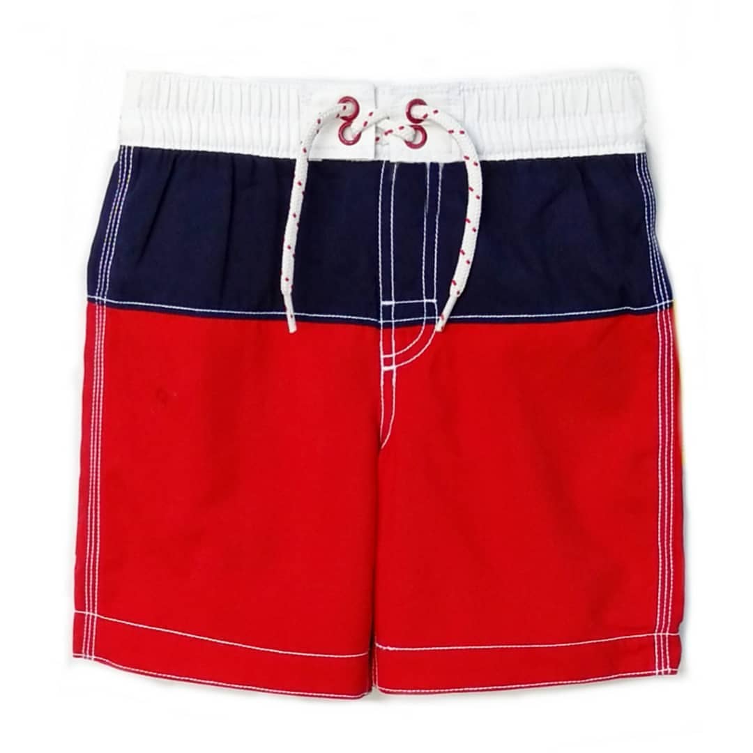  Celana  Pendek  Swim Trunk Baby Gap  Red Dark Navy SW 21032