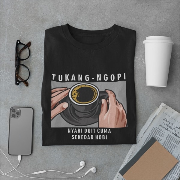 Original Zeyarta Kaos  Tukang  Ngopi 