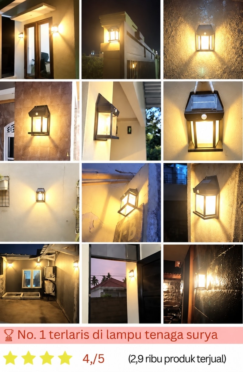 Testimoni penggunaan Solar Light di berbagai rumah