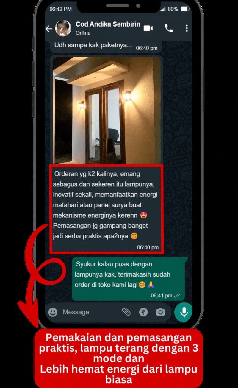 Testimoni pemasangan Solar Light praktis