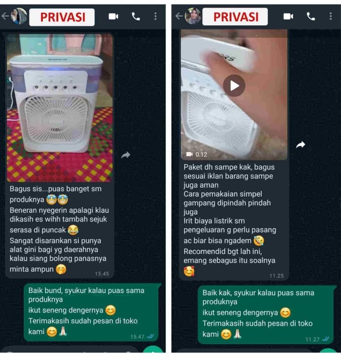 Foto dan komentar pembeli 3