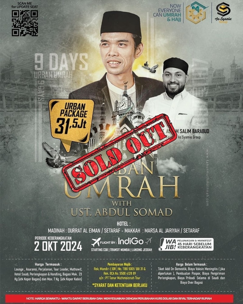 Umroh bersama Ustadz Abdul Somad